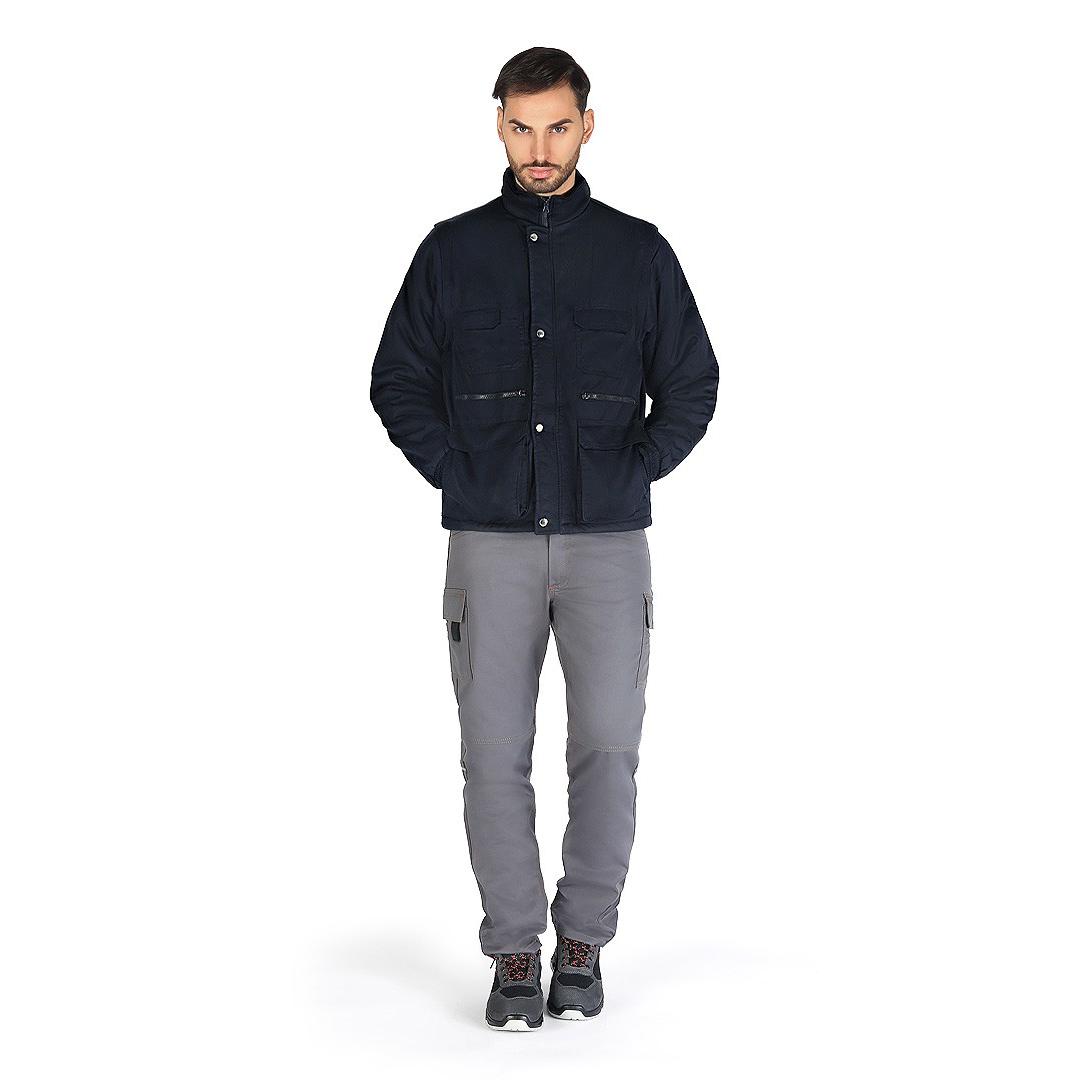 Giubbino da Lavoro Multitasche Maniche Staccabili con Zip Invernale 279BN