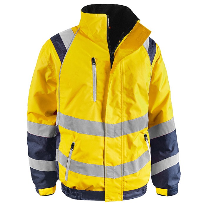 Giubbotto da Lavoro Alta Visibilit� Multitasche Impermeabile Sottozero Spotlight 2355