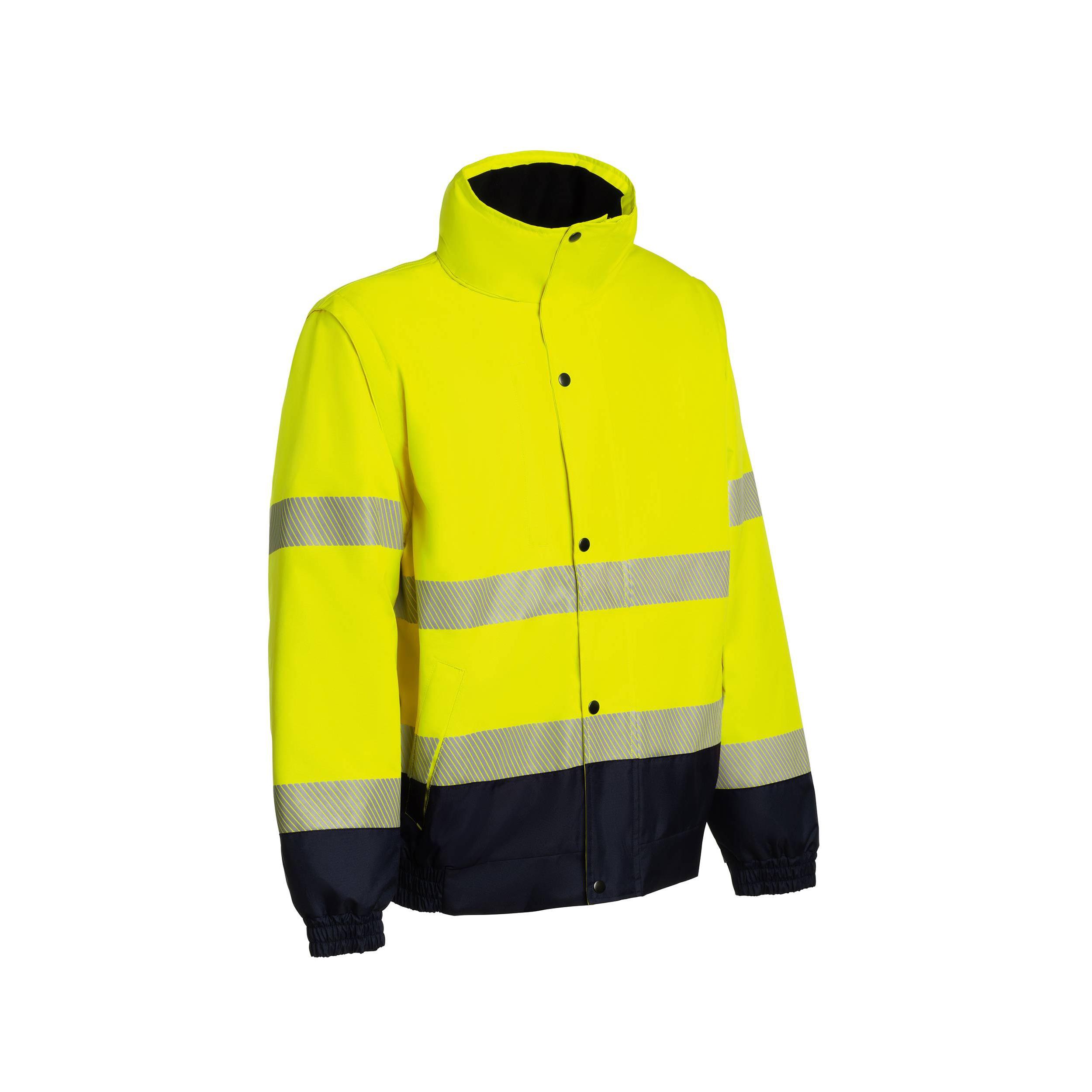 Giubbotto da Lavoro Alta Visibilit� Multitasche Invernale P&P Loyal Bomber GGX1U 413