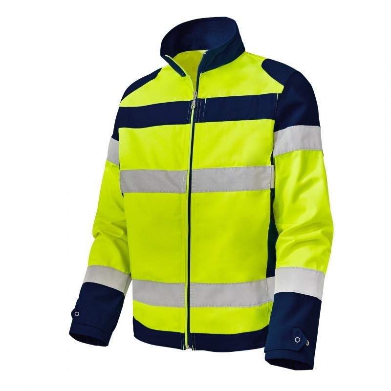 Giubbotto da Lavoro Alta Visibilit� Multitasche Molinel Fluopro FLUOBN72ASJ/MA