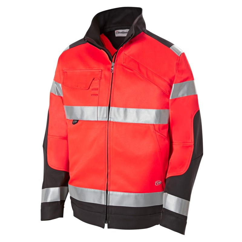 Giubbotto da Lavoro Alta Visibilit� Multitasche Molinel Luklight 1701.2351.044