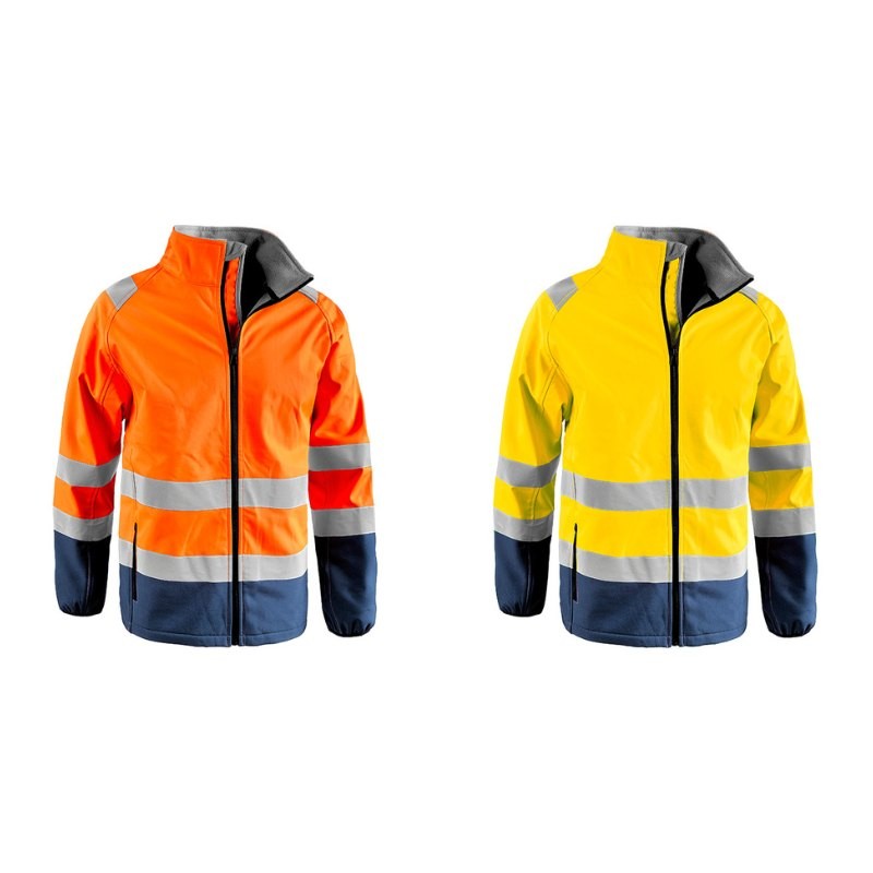 Giubbotto da Lavoro Alta Visibilit� Multitasche Softshell Stretch Sottozero Solarsoft 2345