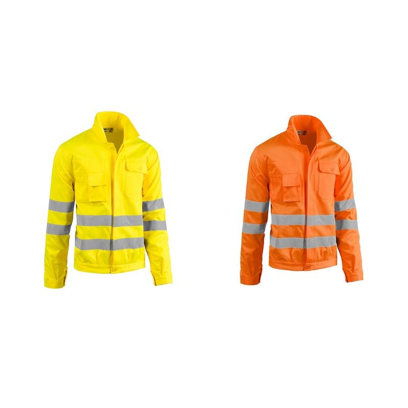 Giubbotto da Lavoro Alta Visibilit� Multitasche Sottozero Giubbetto H.V. 1720