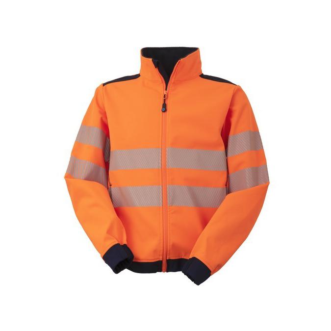 Giubbotto da Lavoro Alta Visibilit� Stretch Rossini Softshell Hi-Vis HH236