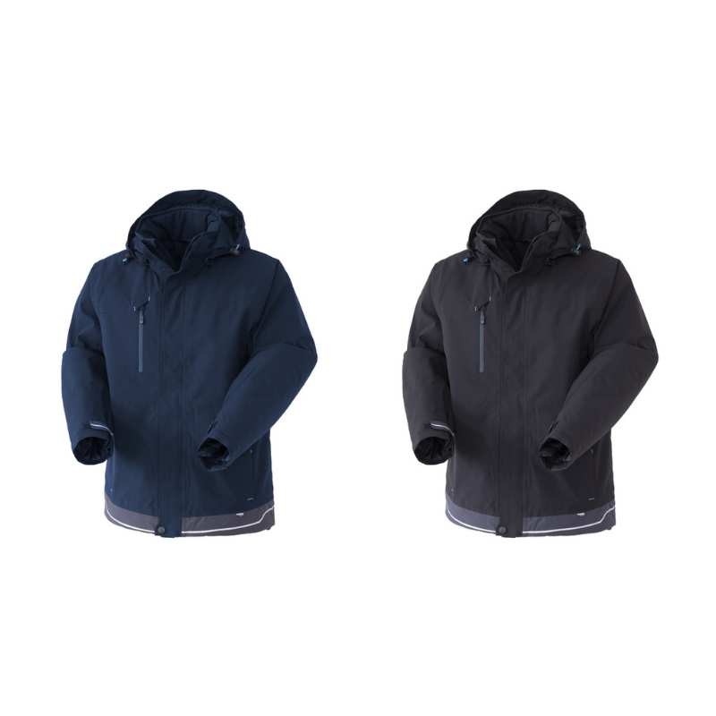 Giubbotto da Lavoro Multitasche Impermeabile con Cappuccio Rossini Everest HH643