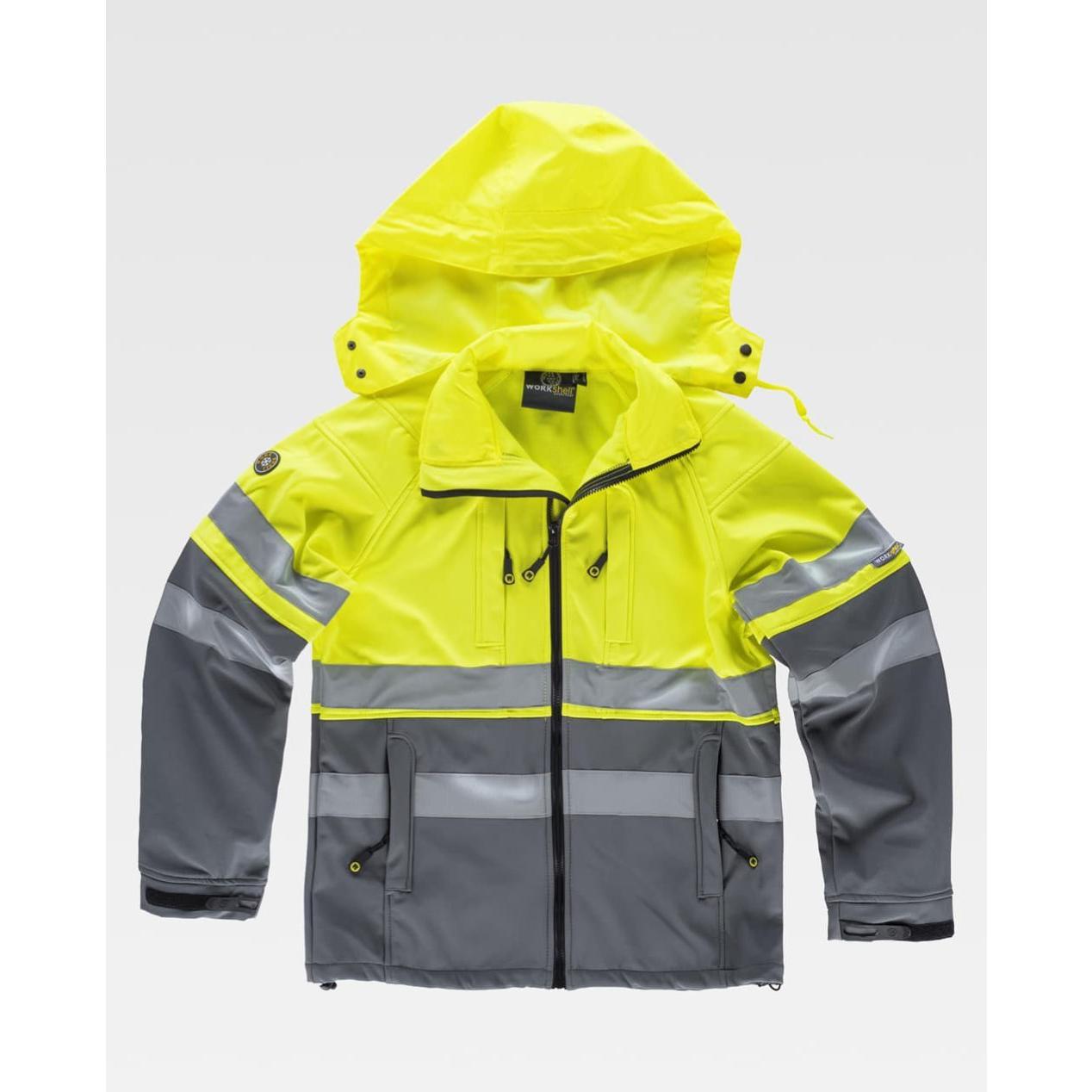 Giubbotto da Lavoro Workshell Stretch Alta Visibilit� S9525 - Workteam