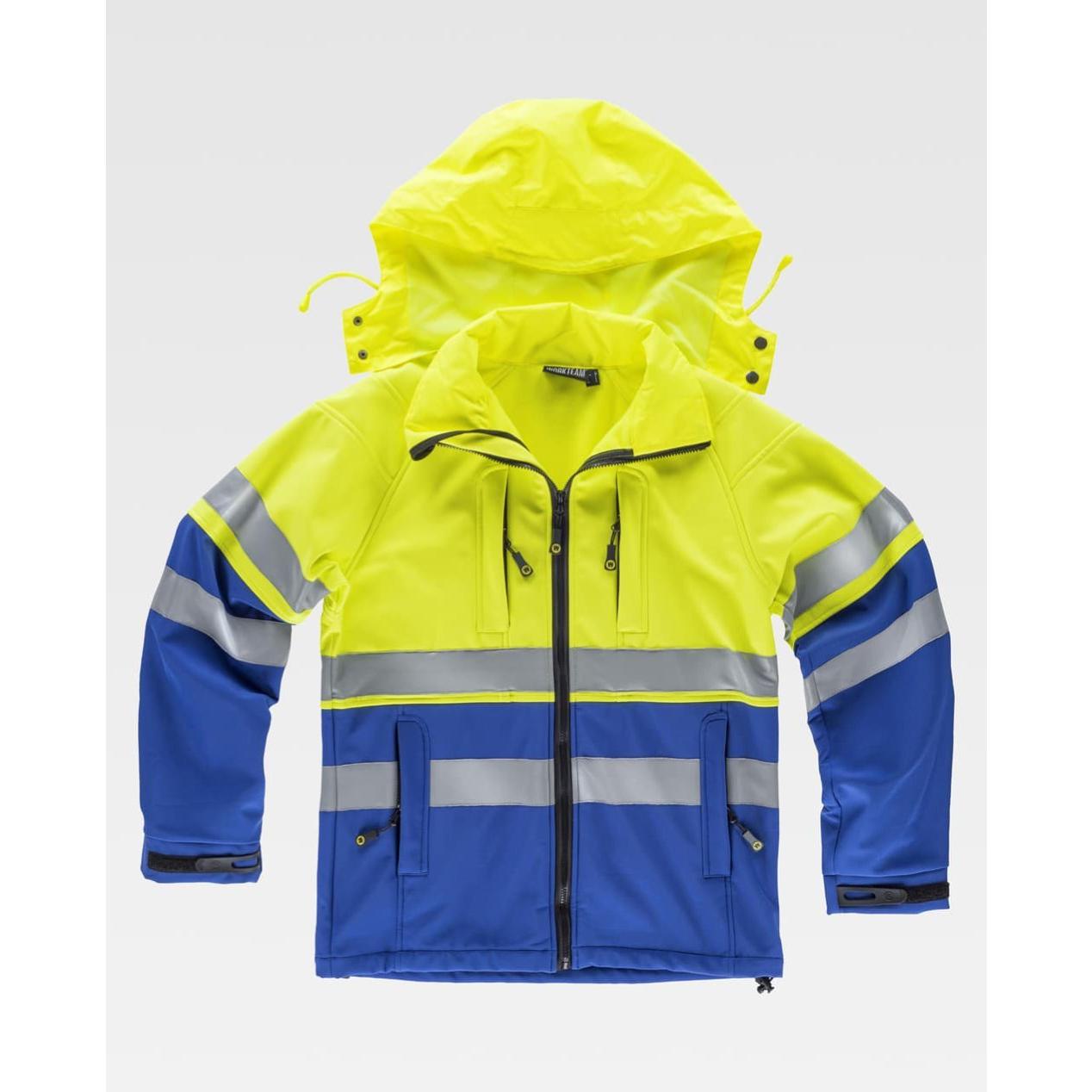 Giubbotto da Lavoro Workshell Stretch Alta Visibilit� S9525 - Workteam