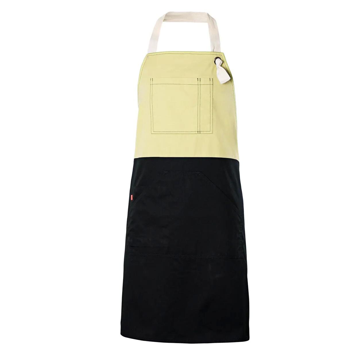 Grembiule bicolore con Pettorina da Lavoro Multitasche Velilla 404210B