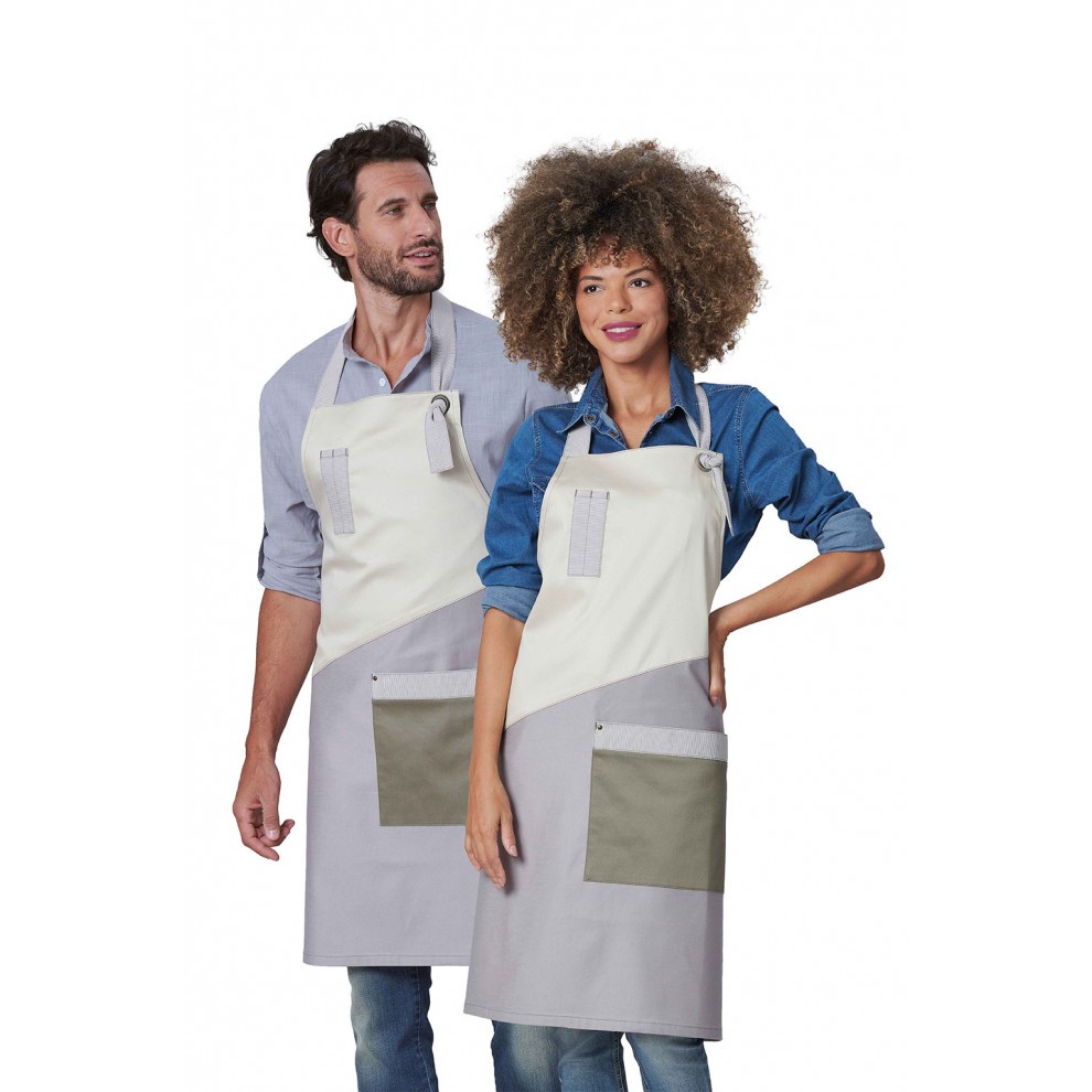 Grembiule con Pettorina da Lavoro Unisex Stretch Horeca Siggi Bruce 28PZ0521/00