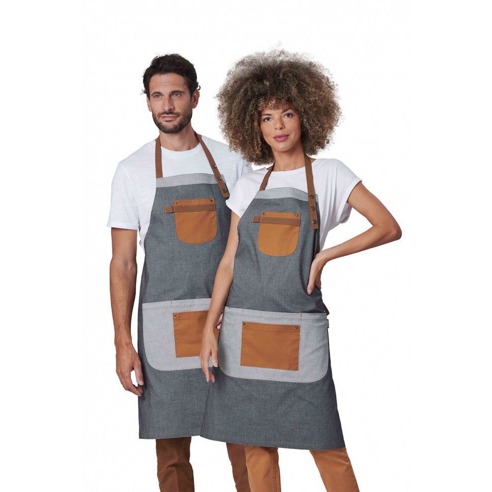 Grembiule con Pettorina da Lavoro Unisex Stretch Horeca Siggi Elvis 28PZ0522/00