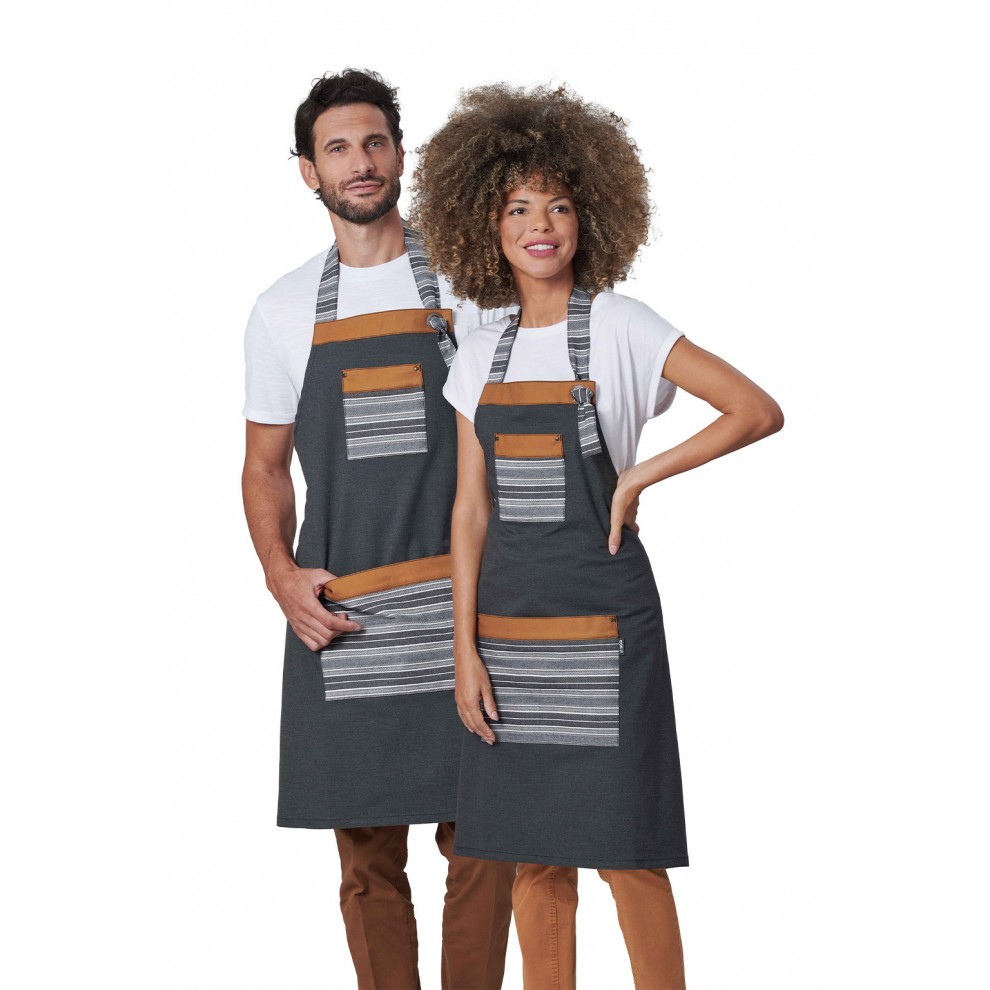 Grembiule con Pettorina da Lavoro Unisex Stretch Horeca Siggi Slash 28PZ0520/00