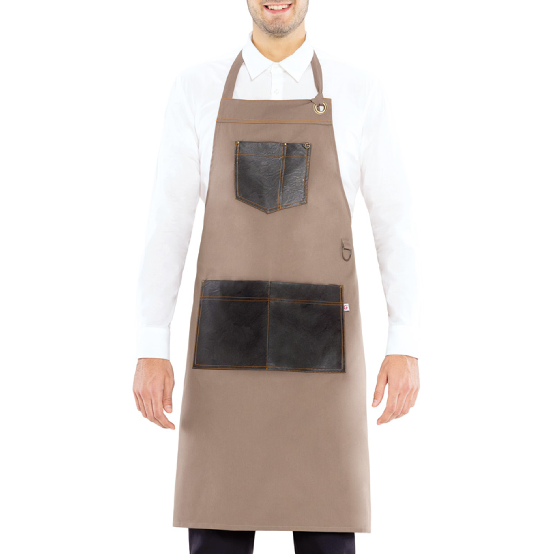 Grembiule Da Chef Now Designs | Unisex 100% Cotone | Tasca Frontale | Cinghie Lunghe E Tracolla Regolabile | Lavabile In Lavatrice