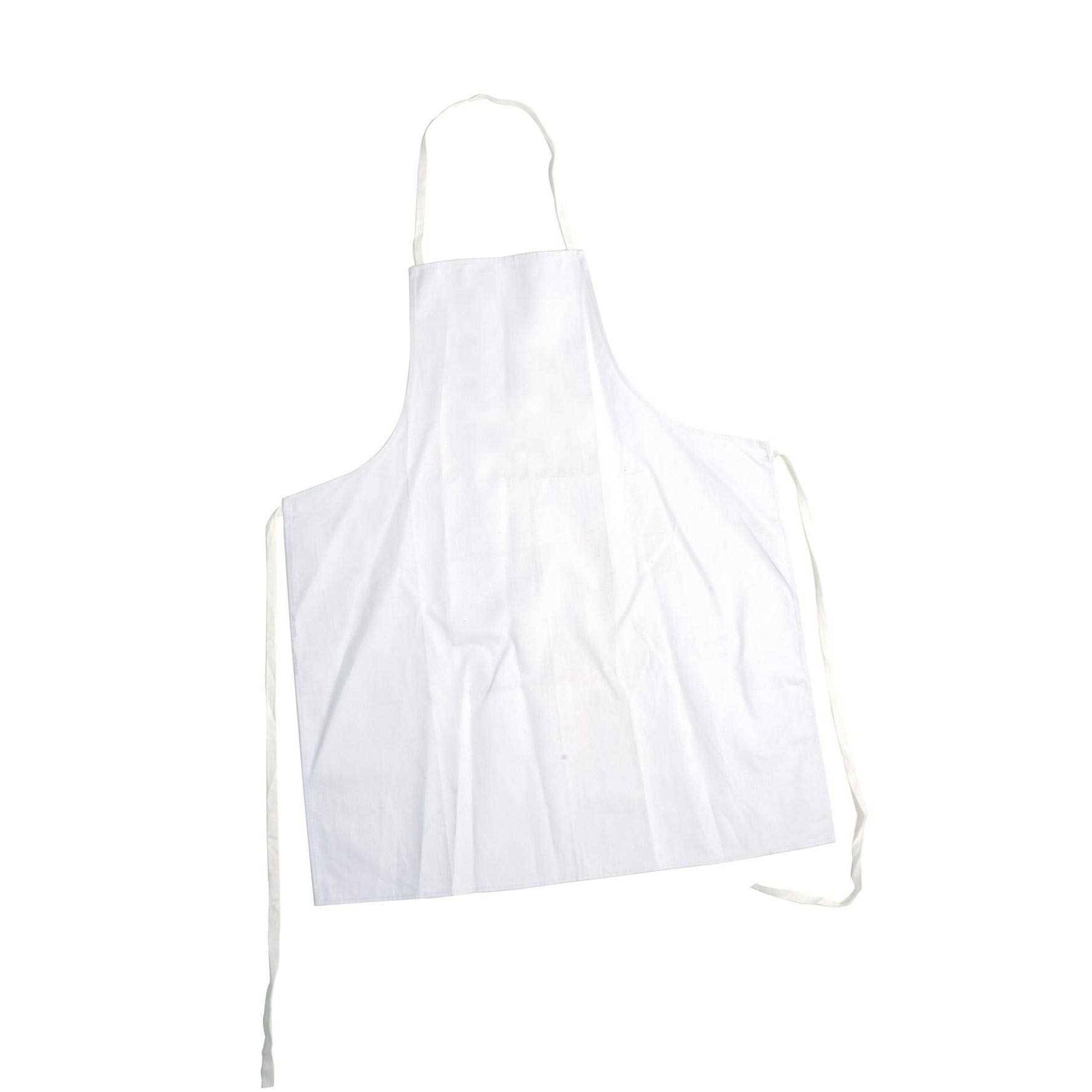 Grembiule da lavoro 100% cotone 65x85 Logica 95BIANCO