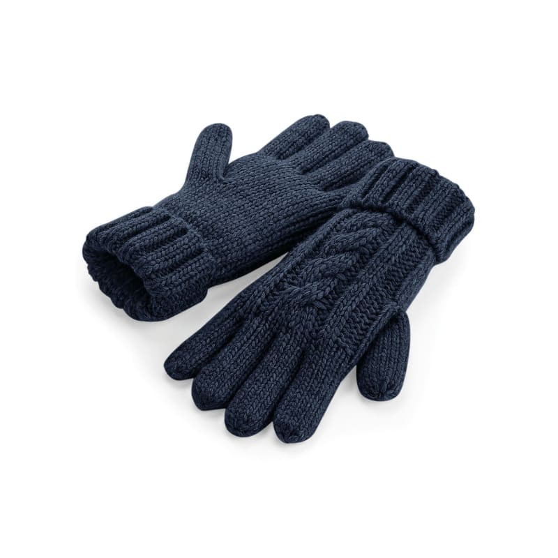 Guanti Cable Knit Melange Gloves Beechfield - B497