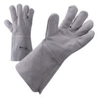 Guanti da lavoro in Pelle crosta di Groppone , manichetta 14 cm - ART. 41