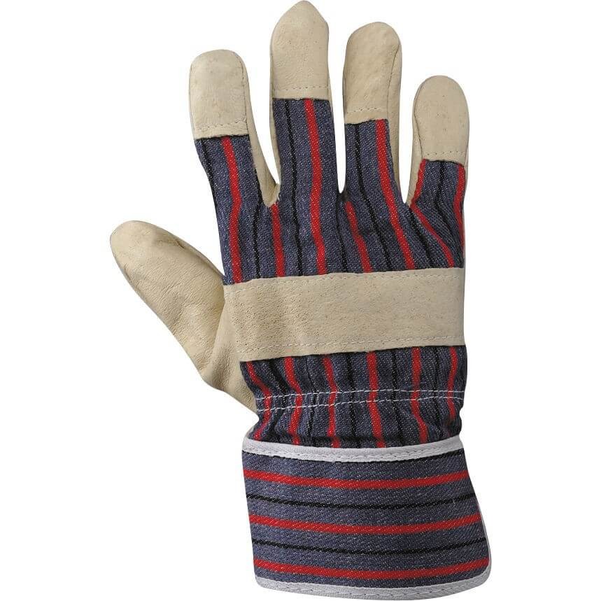 Guanti da lavoro in Pelle fiore suino e tela - 88 PAS+FODERA