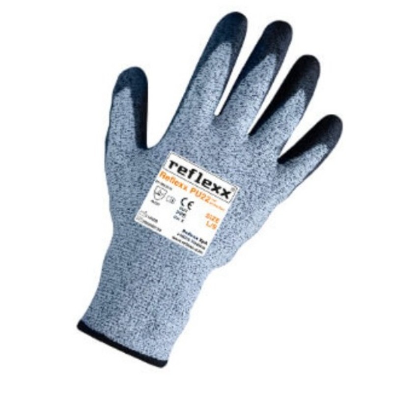 Guanti da lavoro Supportati in Poliuretano Reflexx PU22 cut protection