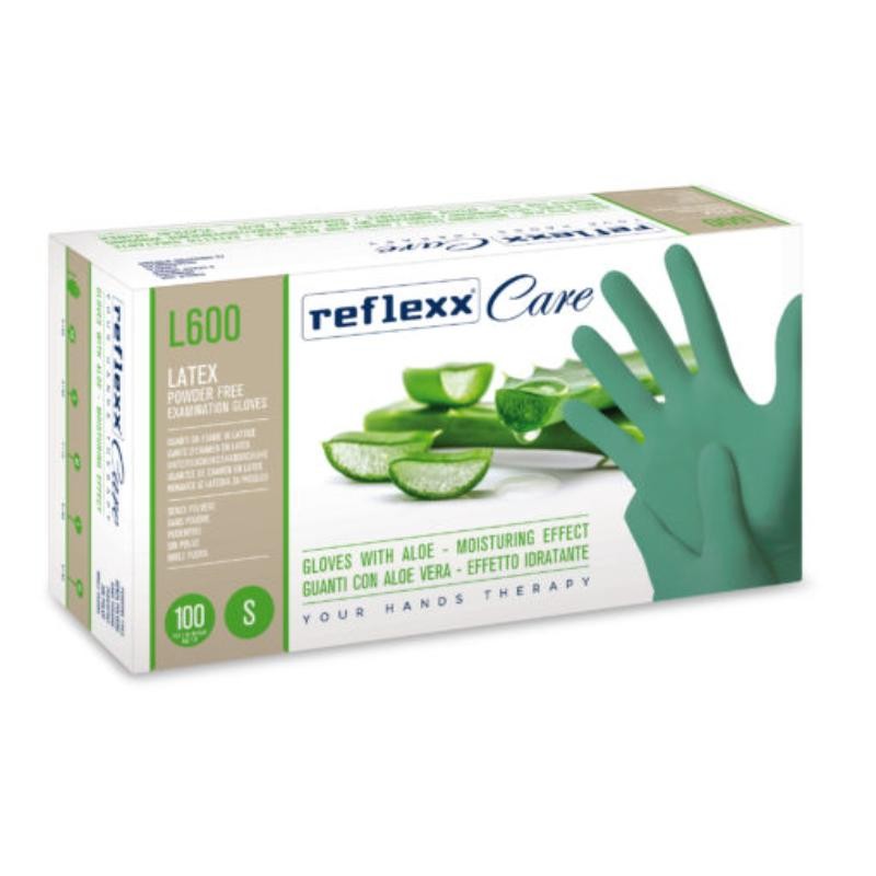 Guanti in Lattice con Aloe Reflexx Care L600