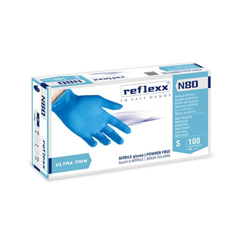 Guanti in Nitrile senza polvere Reflexx N80B