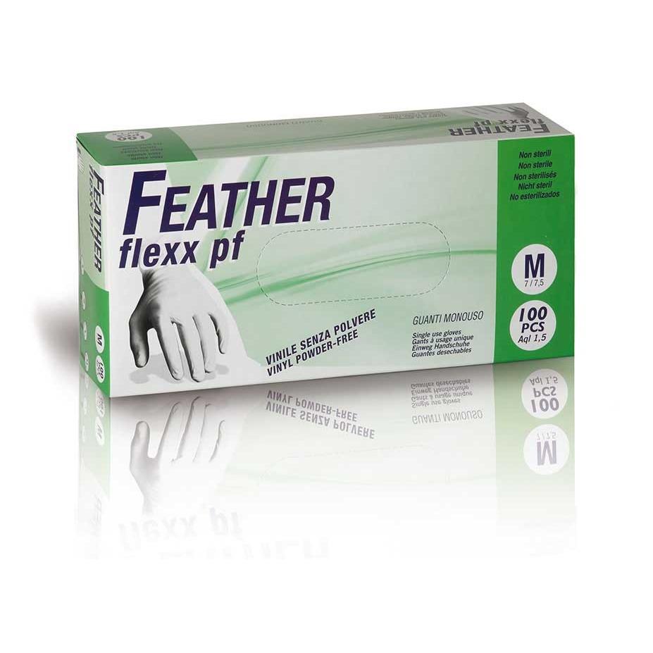 Guanti in vinile senza polvere - Feather Flexx pf