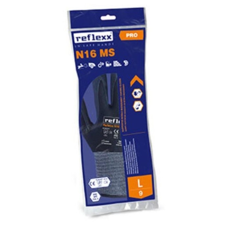 Guanti Supportati in Nitrile MicroSandy Reflexx N16 MS