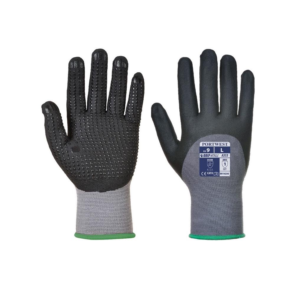 Guanto antiscivolo da lavoro in PU e schiuma di nitrile -A353 Portwest