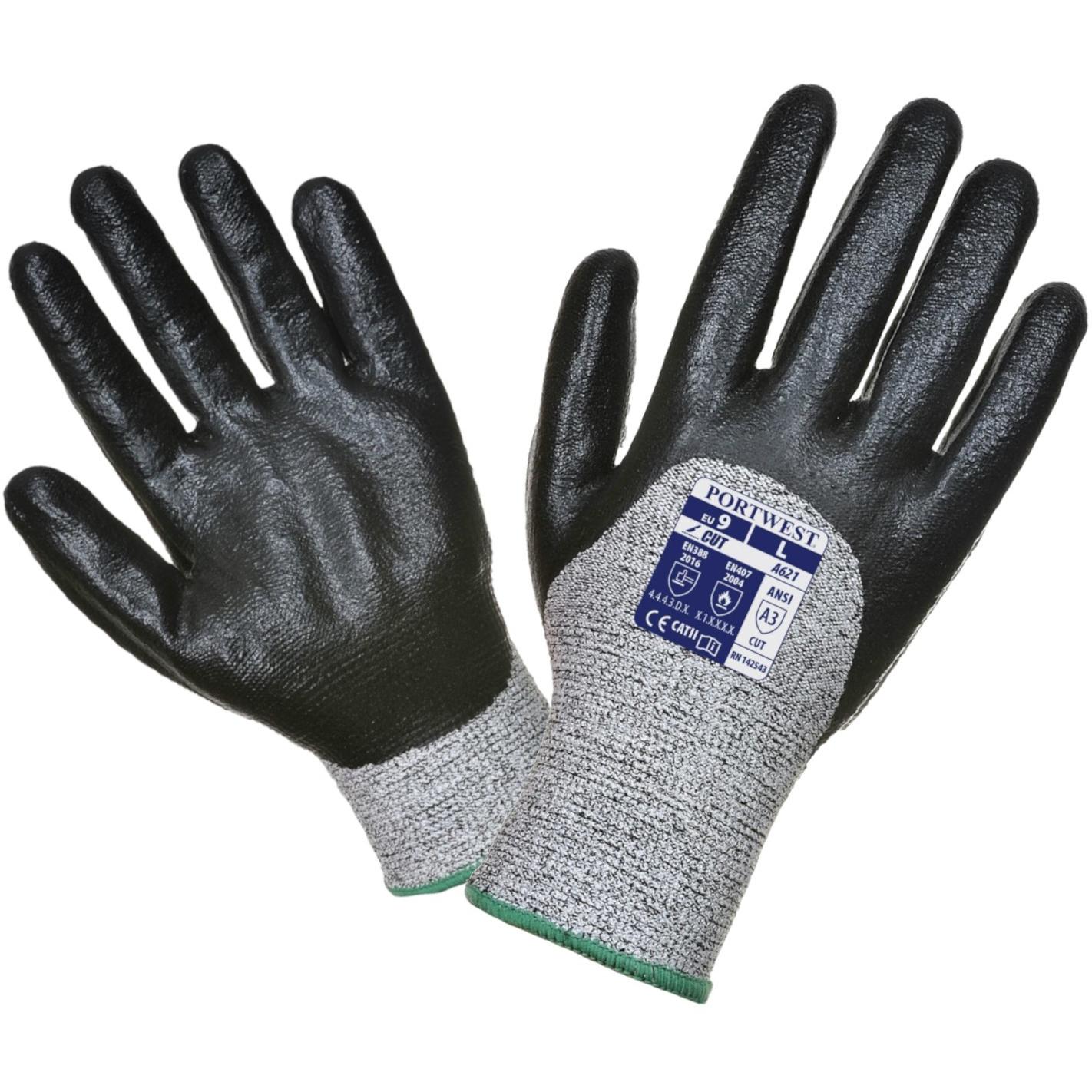 Guanto ANTITAGLIO livello 5 - Rivestito in nitrile