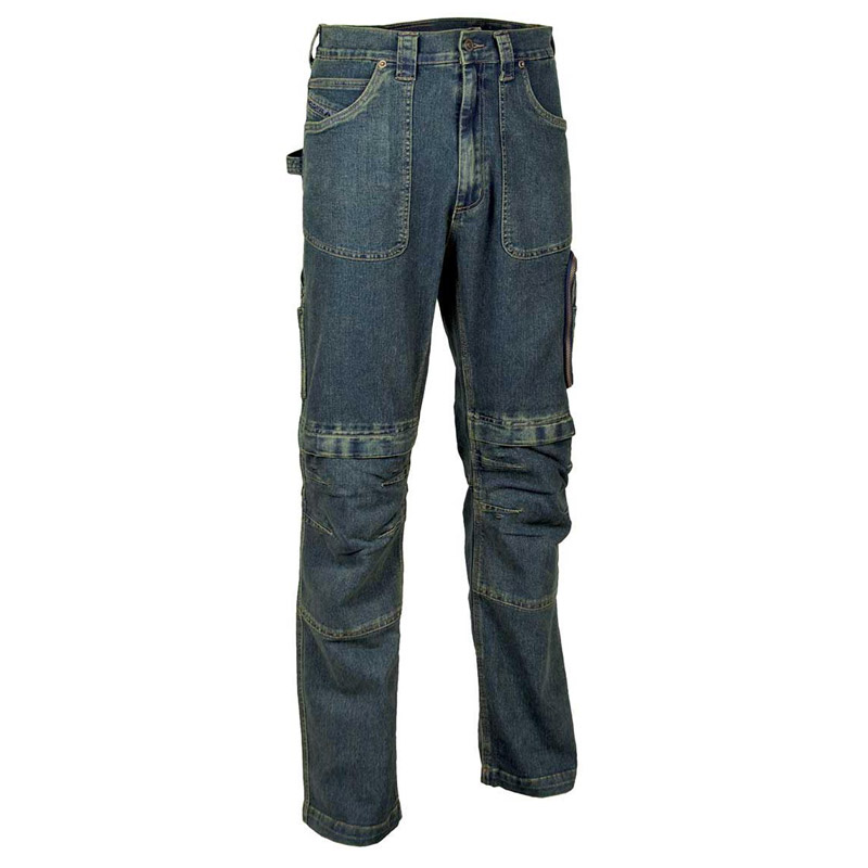 Pantaloni Jeans Cofra Dortmund elasticizzati