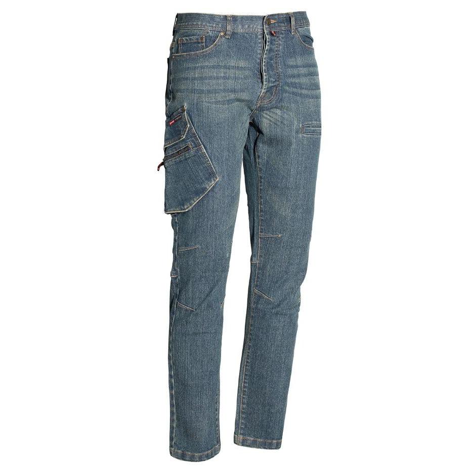 Jeans da Lavoro Multitasche Stretch Issa Line Jest 8025BP