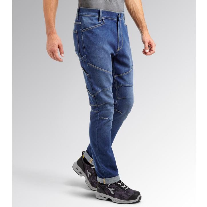 Jeans da Lavoro Stretch Multitasche Diadora Stone Ergo 702.179829