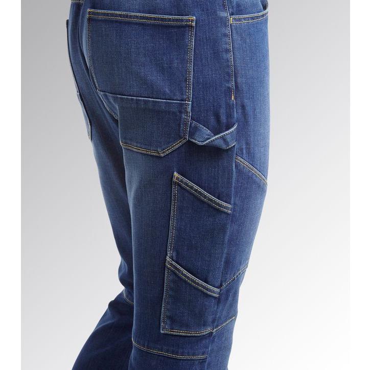 Jeans da Lavoro Stretch Multitasche Diadora Stone Ergo 702.179829