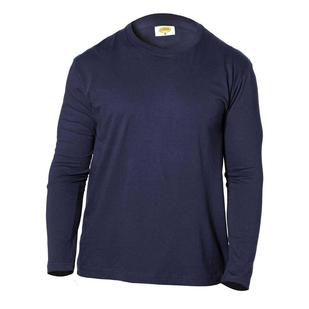 Maglia da lavoro 100% Cotone Manica Lunga Logica GS2500/1-L