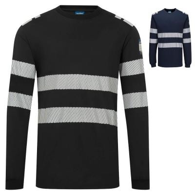 Maglia da Lavoro Portwest FR732 Alta Visibilit� Manica Lunga Ignifuga