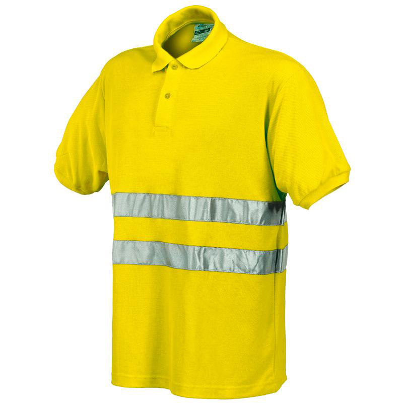 Maglia Polo A.V.  Piquet En 471 - Arancio O Giallo Issa 08184N