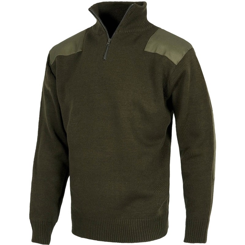 Maglione sportivo collo alto chiusura mezza zip - Workteam