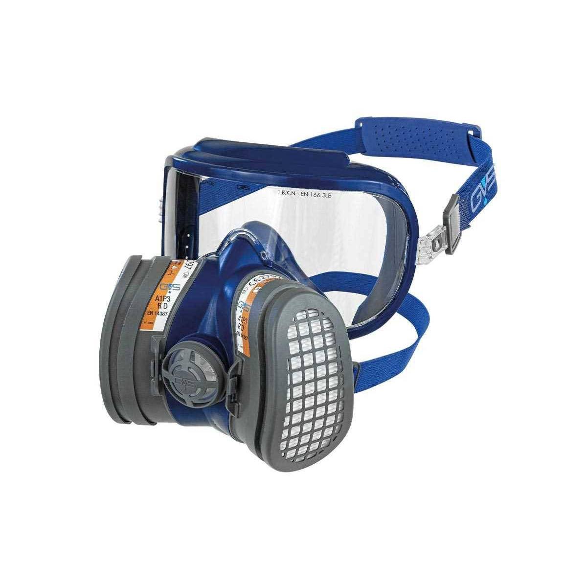 Maschera da lavoro con due filtri e visiera Logica SPR401