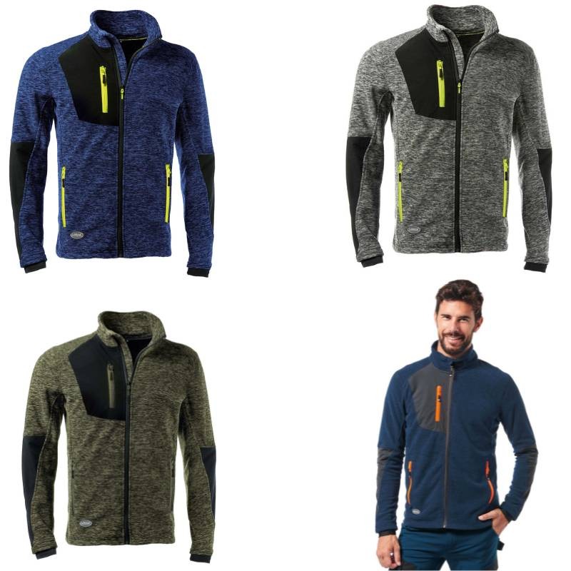 Micropyle da lavoro Stretch zip lunga Multitasche Logica MADEIRA1-L