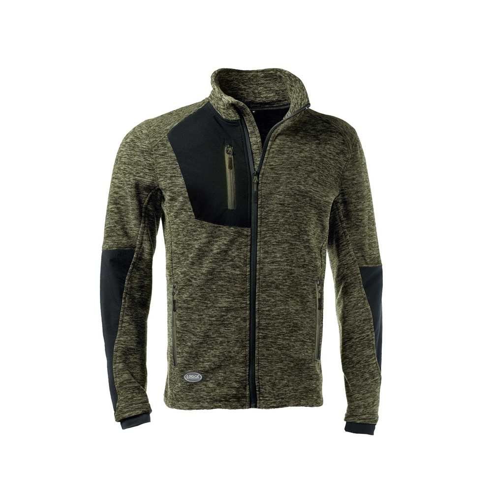 Micropyle da lavoro Stretch zip lunga Multitasche Logica MADEIRA1-L