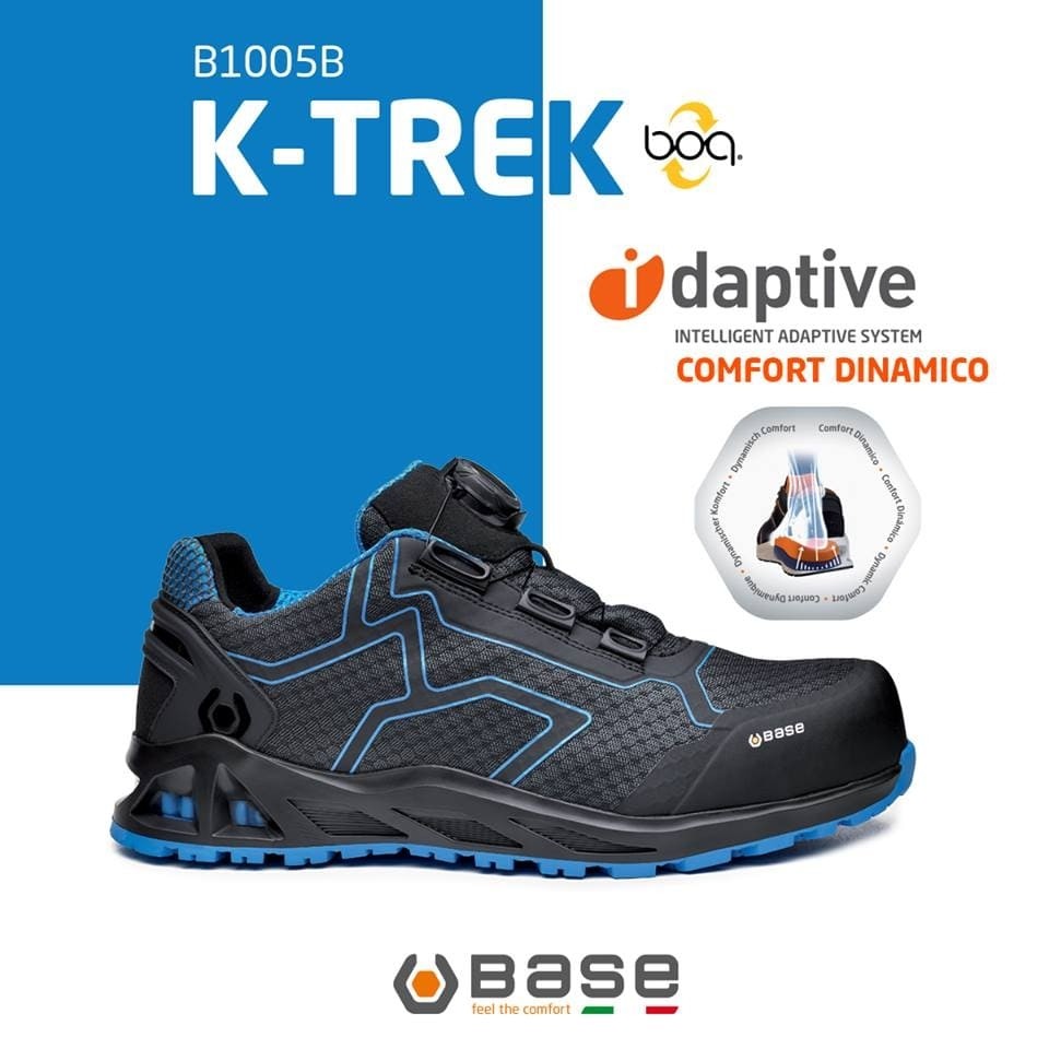 OUTLET - Scarpe Antinfortunistiche Base K-Trek S1P HRO SRC Estive traspiranti e leggere con chiusura BOA 2 - B1005B