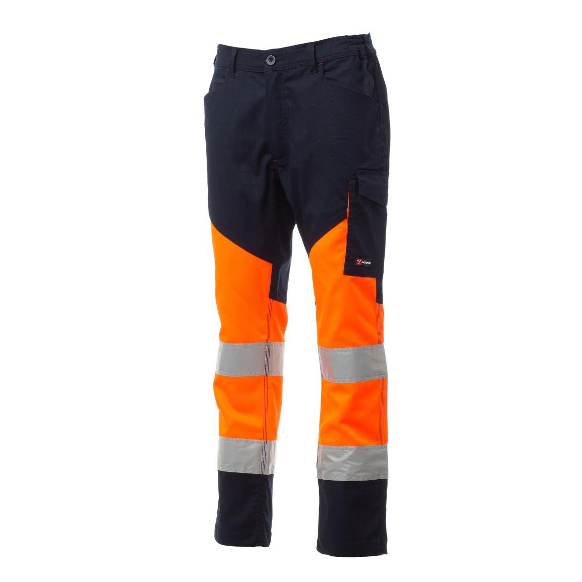 Pantalone bicolore da lavoro Alta Visibilit� Multitasche Payper Working Summer AY 7593