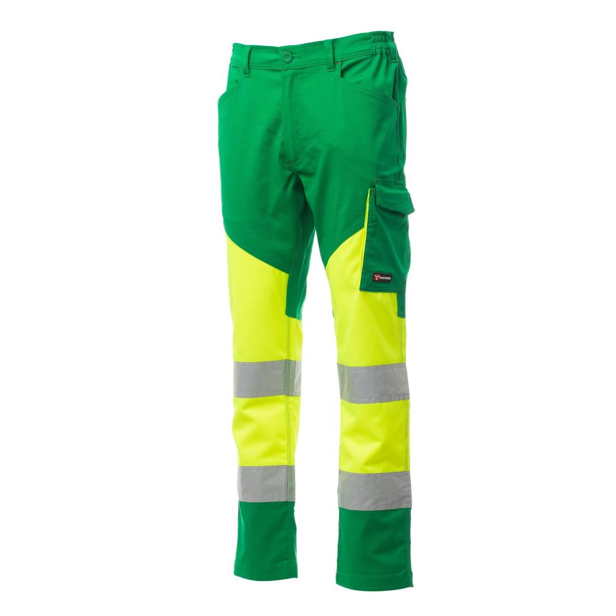 Pantalone bicolore da lavoro Alta Visibilit� Multitasche Payper Working Summer AY 7593