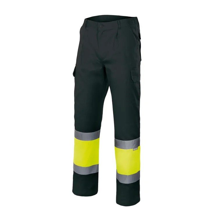 Pantalone bicolore da Lavoro Alta Visibilit� Multitasche Velilla 157