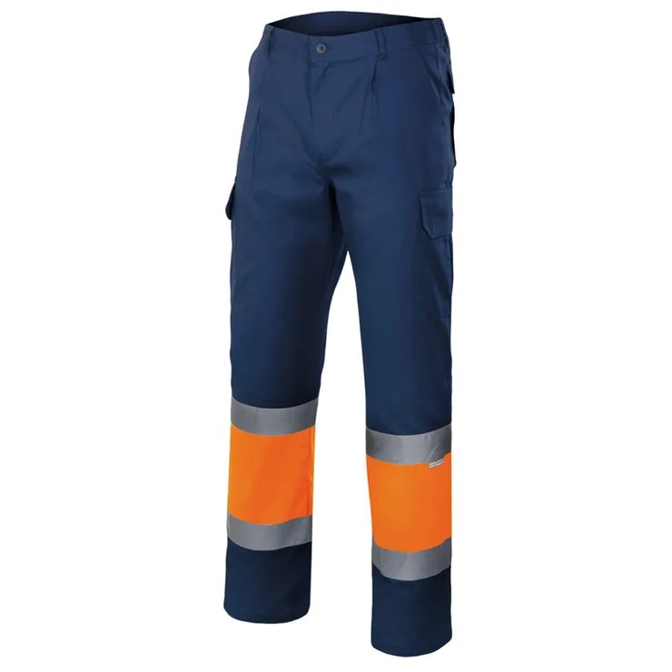 Pantalone bicolore da Lavoro Alta Visibilit� Multitasche Velilla 157