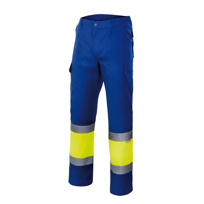 Pantalone bicolore da Lavoro Alta Visibilit� Multitasche Velilla 157