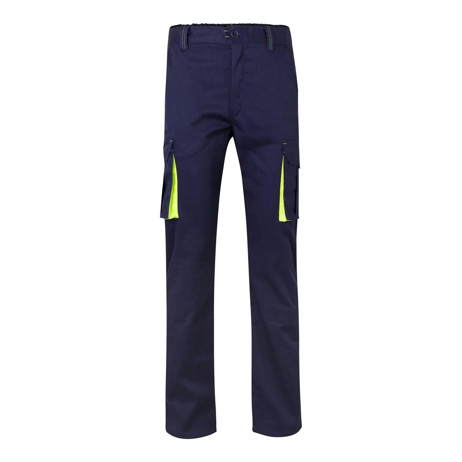 Pantalone bicolore da Lavoro Stretch Multitasche Velilla 103008S