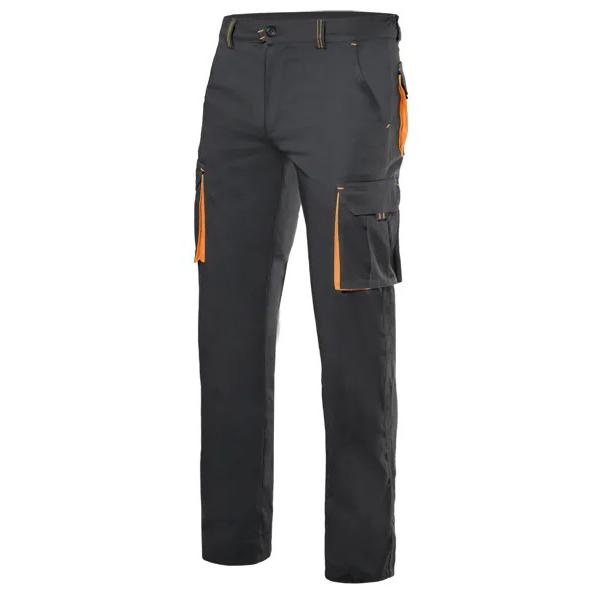 Pantalone bicolore da Lavoro Stretch Multitasche Velilla 103024S