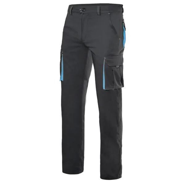 Pantalone bicolore da Lavoro Stretch Multitasche Velilla 103024S