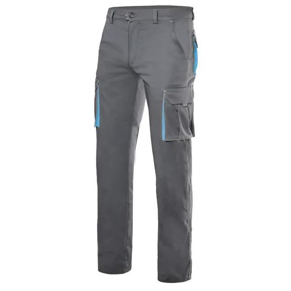Pantalone bicolore da Lavoro Stretch Multitasche Velilla 103024S