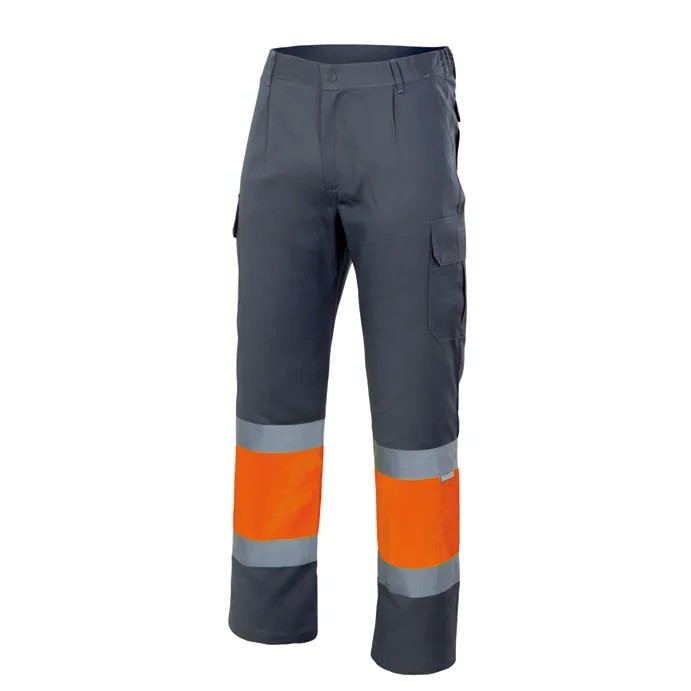 Pantalone bicolore foderato da Lavoro Alta Visibilit� Multitasche Velilla 156