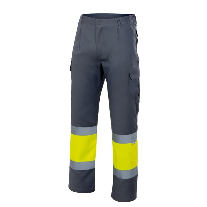 Pantalone bicolore foderato da Lavoro Alta Visibilit� Multitasche Velilla 156